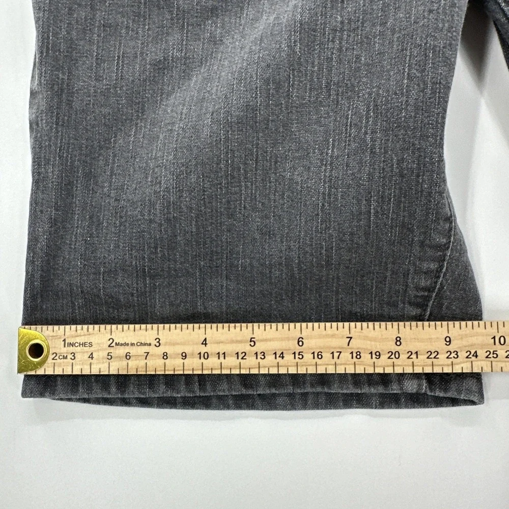 Levi's 569 Shorts Jorts Mens 30x11 Black Gray Denim Loose Relaxed Fit Dark Fade